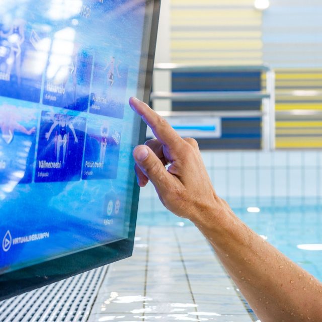 Waterbic vesiaeroobika ekraan